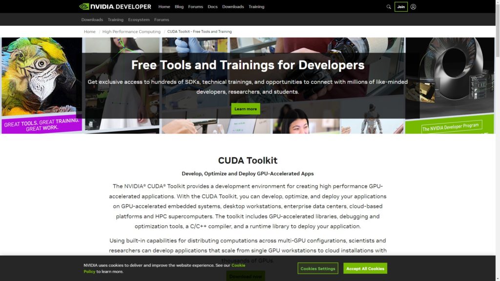 NVIDIA CUDA Toolkit ホーム