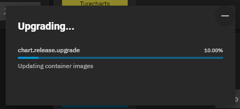 あとはアップグレードの完了を待つだけ