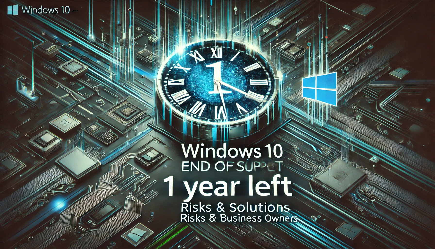 Windows10 のサポート終了まであと1年！経営者が知っておくべきリスクと対策