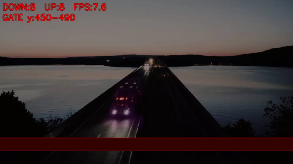 夜間の交通量調査は難しい