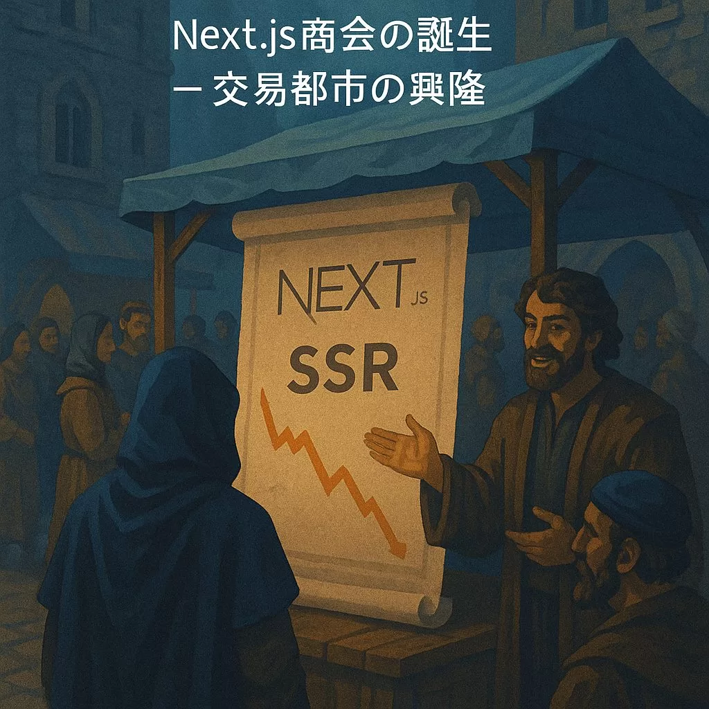 Next.js商会の誕生 ─ 交易都市の興隆