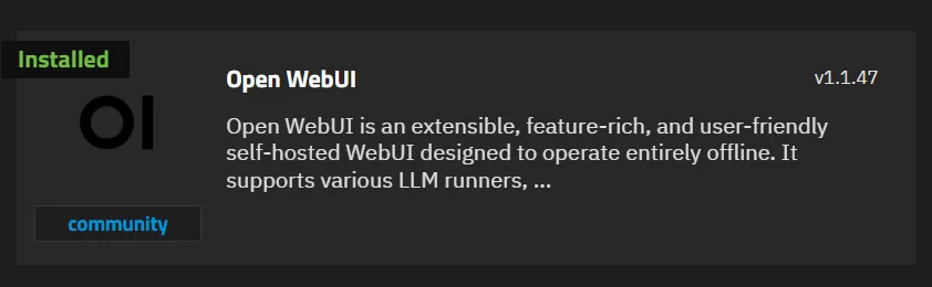 TrueNASのAppから簡単インスト―ルできる