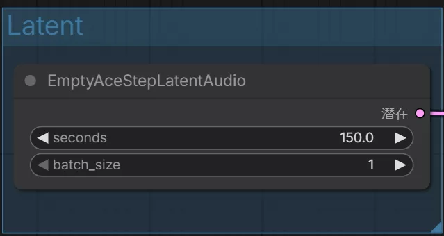 CompyUI のワークフロー[ Latent ]　で秒数を指定 