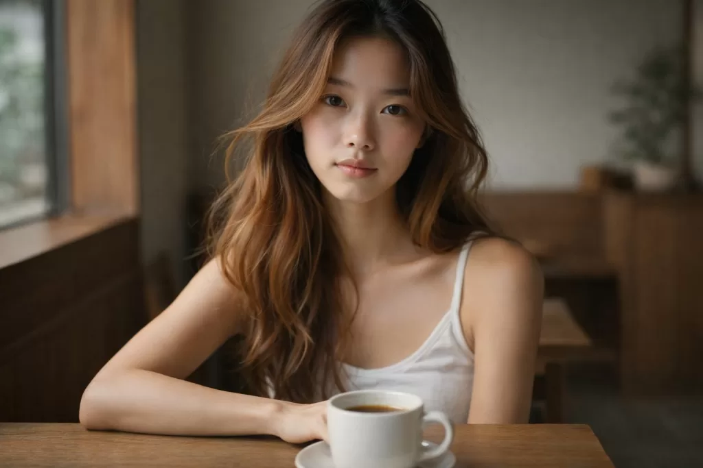 GPT Imagesによるカフェシーン生成結果